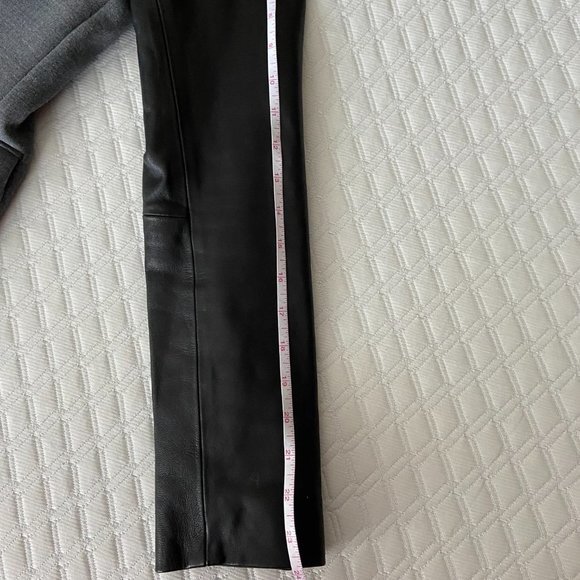 Generation Love Enzo Blazer with Leather Arms and Grey Wool Body. Sz XS EUC - Picture 9 of 16